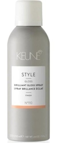 Keune Style Birillant Gloss No: 110 Şekillendirici Islak Görünümlü Keratinli Güçlü Saç Spreyi 200 ml