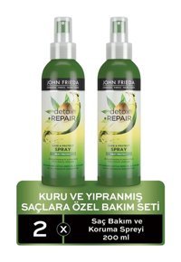 John Frieda Kuru Ve Yıpranmış Saçlar Için Şekillendirici Islak Görünümlü Keratinli Güçlü Saç Spreyi 2x200 ml