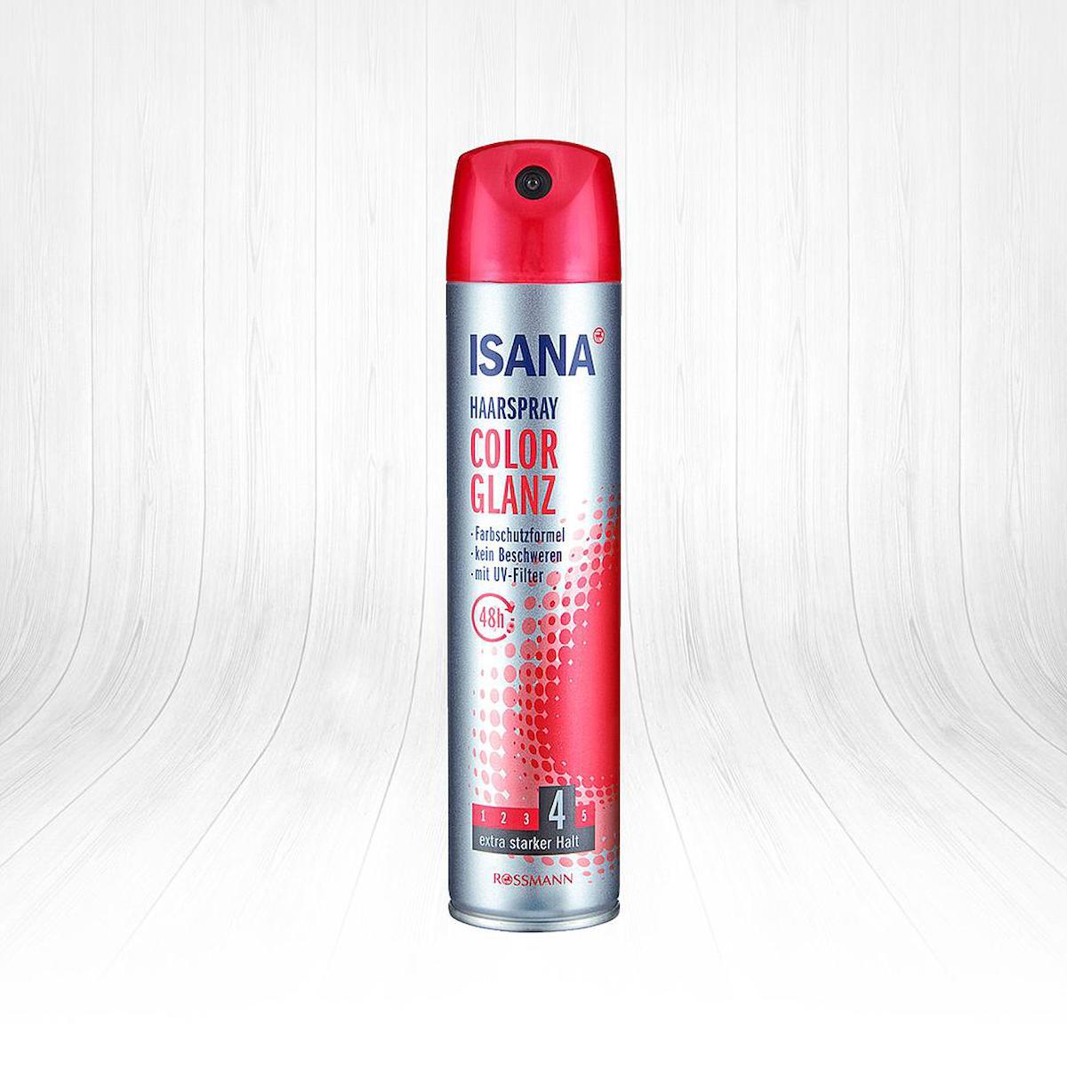 Isana Color Glanz Şekillendirici Islak Görünümlü Keratinli Ekstra Güçlü Saç Spreyi 250 ml