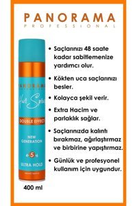 Panorama Besleyici Islak Görünümlü Provitaminli Ekstra Güçlü Saç Spreyi 400 ml