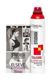 L'Oreal Paris Studio Line Fix & Shine 5 Şekillendirici Islak Görünümlü Keratinli Güçlü Saç Spreyi 300 ml