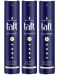 Schwarzkopf Taft Ultimate No: 5 Sabitleyici Islak Görünümlü Provitaminli Ekstra Güçlü Saç Spreyi 3x250 ml