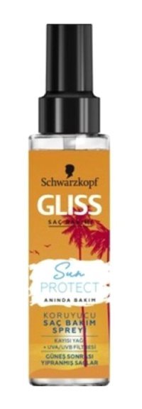 Schwarzkopf Gliss - Sun Protect Isıdan Koruyucu Islak Görünümlü Keratinli Güçlü Saç Spreyi 100 ml