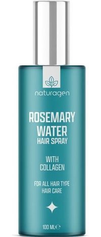 Naturagen Rosemary Water Besleyici Islak Görünümlü Kolajenli Hafif Saç Spreyi 100 ml