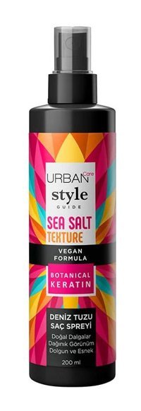 Urban Care Style Guide Vegan Şekillendirici Islak Görünümlü Deniz Tuzlu Hafif Saç Spreyi 200 ml