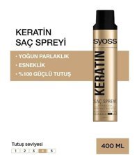 Syoss Şekillendirici Islak Görünümlü Keratinli Ekstra Güçlü Saç Spreyi 400 ml