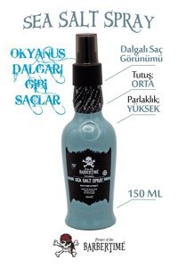 Barbertime Şekillendirici Islak Görünümlü Deniz Tuzlu Güçlü Saç Spreyi 150 ml