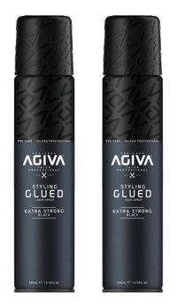 Agiva Styling Glued Exstra Dolgunlaştırıcı Islak Görünümlü Keratinli Ekstra Güçlü Saç Spreyi 2x400 ml