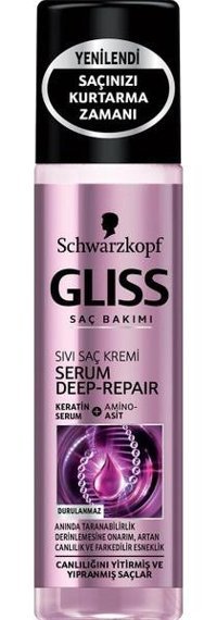 Schwarzkopf Serum Deep Repair Onarıcı Islak Görünümlü Provitaminli Hafif Saç Spreyi 200 ml