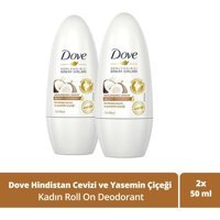 Dove Pudrasız Ter Önleyici Antiperspirant Roll-On Kadın Deodorant 2x50 ml