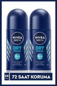 Nivea Dry Fresh Pudrasız Ter Önleyici Antiperspirant Sprey Erkek Deodorant 2x50 ml