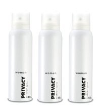 Privacy Privacy Pudrasız Ter Önleyici Sprey Kadın Deodorant 3x150 ml