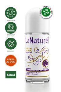 LaNaturel Lavanta Pudrasız Ter Önleyici Organik Roll-On Kadın Deodorant 50 ml