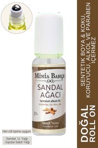 Minia Bahçe Sandal Ağacı Pudrasız Ter Önleyici Organik Roll-On Kadın Deodorant 10 ml