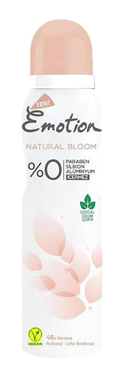 Emotion Natural Bloom Pudrasız Ter Önleyici Organik Sprey Kadın Deodorant 6x150 ml