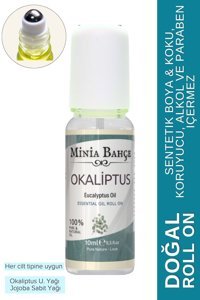 Minia Bahçe Okaliptus Pudrasız Ter Önleyici Organik Roll-On Kadın Deodorant 10 ml