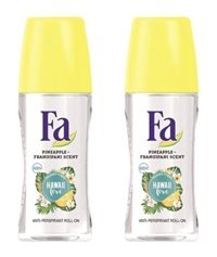 Fa Hawaii Love Pudrasız Ter Önleyici Antiperspirant Roll-On Kadın Deodorant 2x50 ml