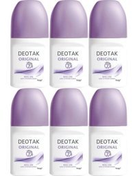 Deotak Pudrasız Ter Önleyici Antiperspirant Roll-On Kadın Deodorant 6x35 ml