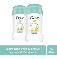 Dove Pudrasız Ter Önleyici Antiperspirant Stick Kadın Deodorant 2x40 ml