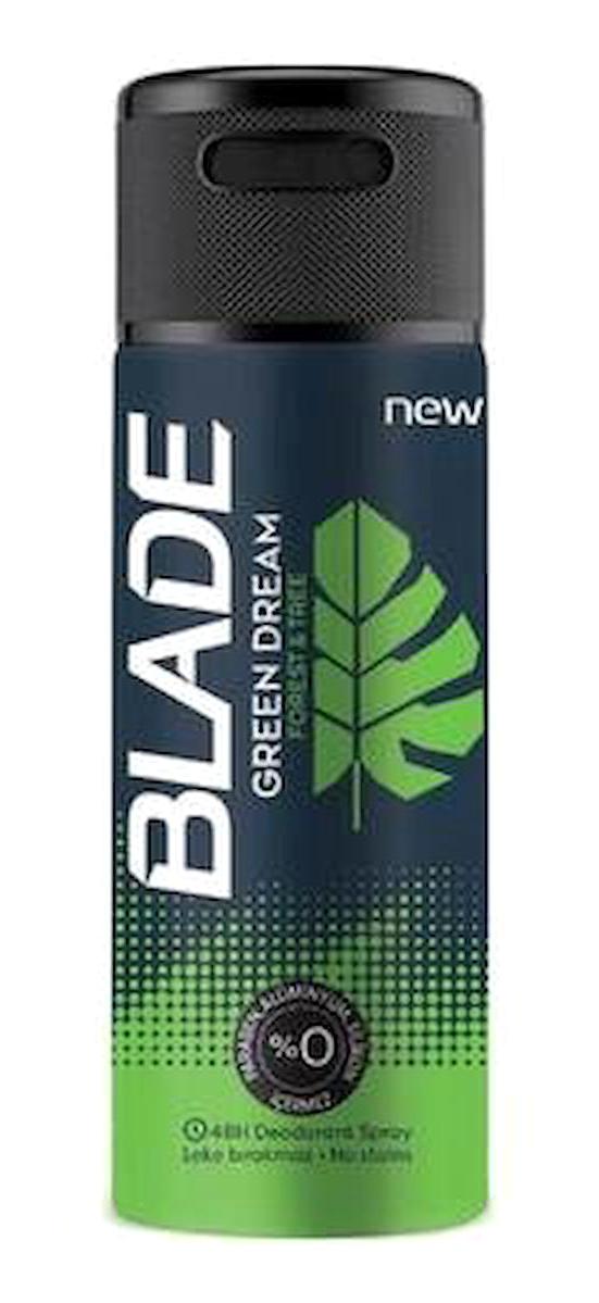 Blade Green Dream Pudrasız Ter Önleyici Antiperspirant Sprey Erkek Deodorant 200 ml