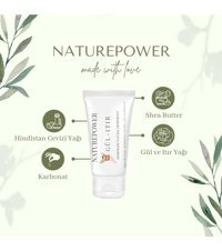 Naturepower Gül Ve Itır Kokulu Pudrasız Organik Krem Kadın Deodorant 20 ml