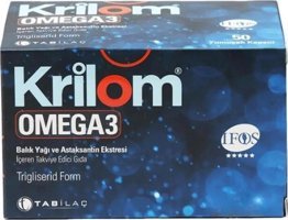 Tab İlaç Krilom Omega 3 Balık Yağı Kapsül 1900 mg 30 Adet