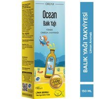 Orzax Ocean Limon Aromalı Omega 3 Şurup 150 ml