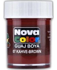 Nova Color Kahverengi 25 ml Guaj Boya