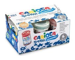 Carioca Çok Renkli 6x25 ml Guaj Boya Seti