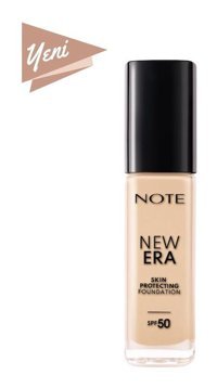 Note New Era Skin Protecting 110 Güneş Koruyuculu Vegan Likit Şişe Fondöten 30 ml