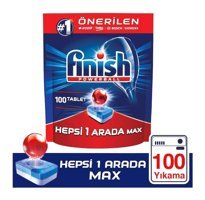 Finish Hepsi Bir Arada Max Tablet Bulaşık Makinesi Deterjanı 100 Adet