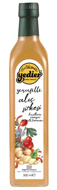 Yedier Zencefilli Alıç Sirkesi 500 ml