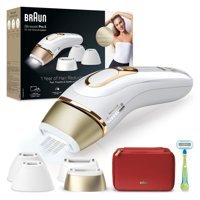 Braun Silk Expert Pro 5 PL5382 400000 Atım Yüz Koltuk Altı Genital Bölge Tüm Vücut İçin 4 Başlıklı IPL Lazer Epilasyon Aleti