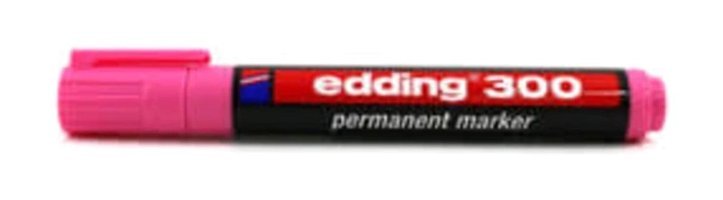 Edding 300 Tekli Standart Silinebilir Pembe Tahta Kalemi