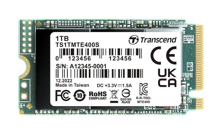 Transcend TS1TMTE400S PCIe Gen 3x4 1 TB 2.5 inç SSD