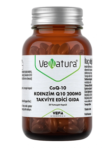 Venatura Koenzim Q10 Aromasız Yetişkin Vitamin 30 Adet Kapsül