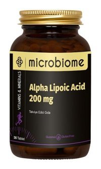 Microbiome Alpha Lipoic Acid Aromasız Yetişkin Vitamin 30 Adet Tablet