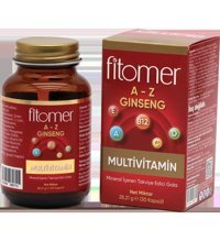 Fitomer A-Z Gınseng Aromasız Yetişkin Vitamin 30 Adet Kapsül