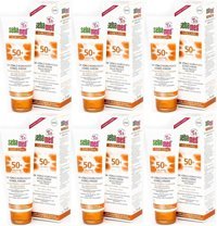 Sebamed Sun Care Çok Yönlü 50+ Faktör Tüm Ciltler İçin Leke Karşıtı Nemlendirici Yağsız Suya Dayanıklı Yüz ve Vücut Güneş Kremi 6x75 ml