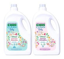 U Green Clean Baby Lavanta Yağlı 2.75 lt Sıvı Çamaşır Deterjan + U Green Clean Baby 2.75 lt Yumuşatıcı