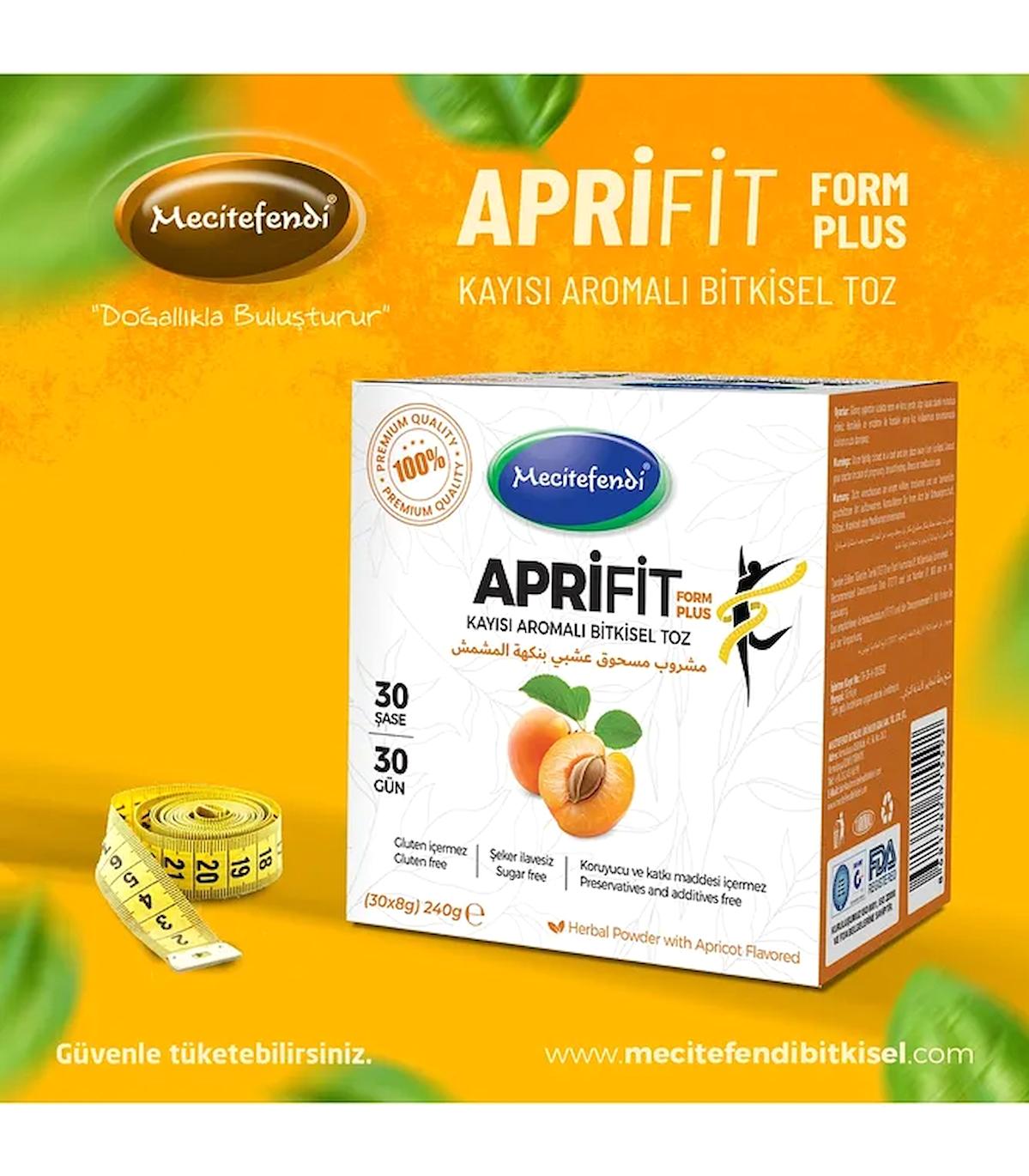 Mecitefendi Aprifit Form Plus Kayısı Aromalı İçecek Tozu 30x8 gr