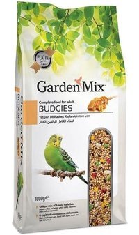 Garden Mix Platin Kabuklu Ballı Vitaminli Yetişkin Kuş Yemi 1 kg