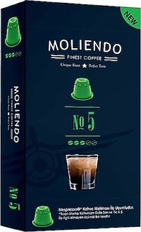 Moliendo Finest Coffee No:5 10x10'lu Espresso Kapsül Kahve