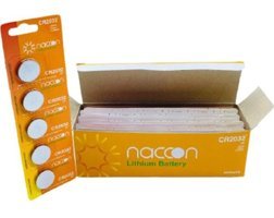 Naccon CR2032 3 V Lityum Düğme Pil 100'lü