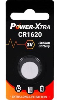 Power-Xtra CR1620 3 V Lityum Düğme Pil Tekli