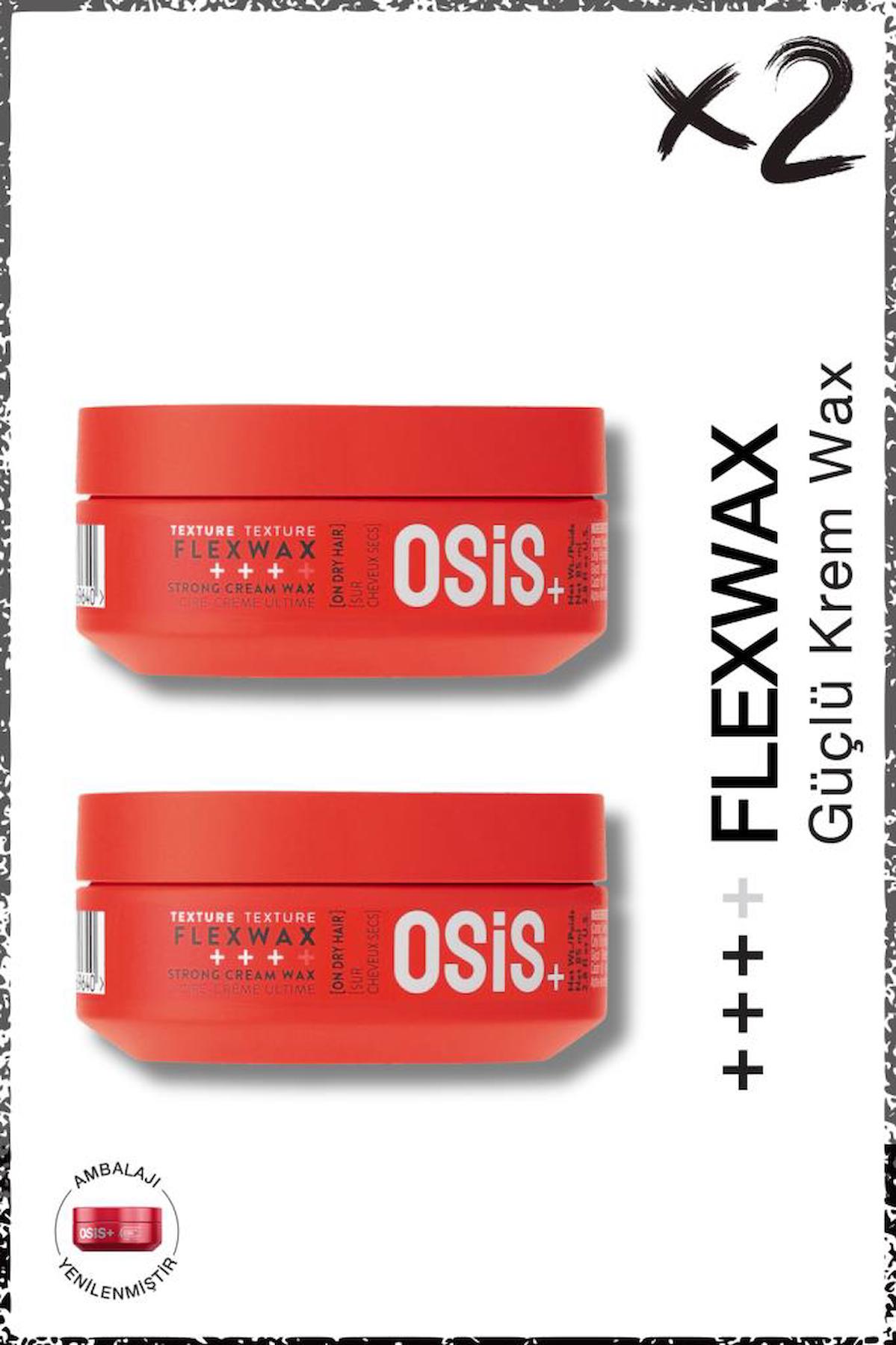 Schwarzkopf Osis Flexwax Krem Ekstra Sert Balmumu 2x85 ml Wax