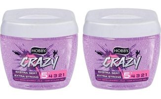 Hobby Crazy No:5 Islak Jel Ekstra Sert Su Bazlı 2x700 ml Jöle