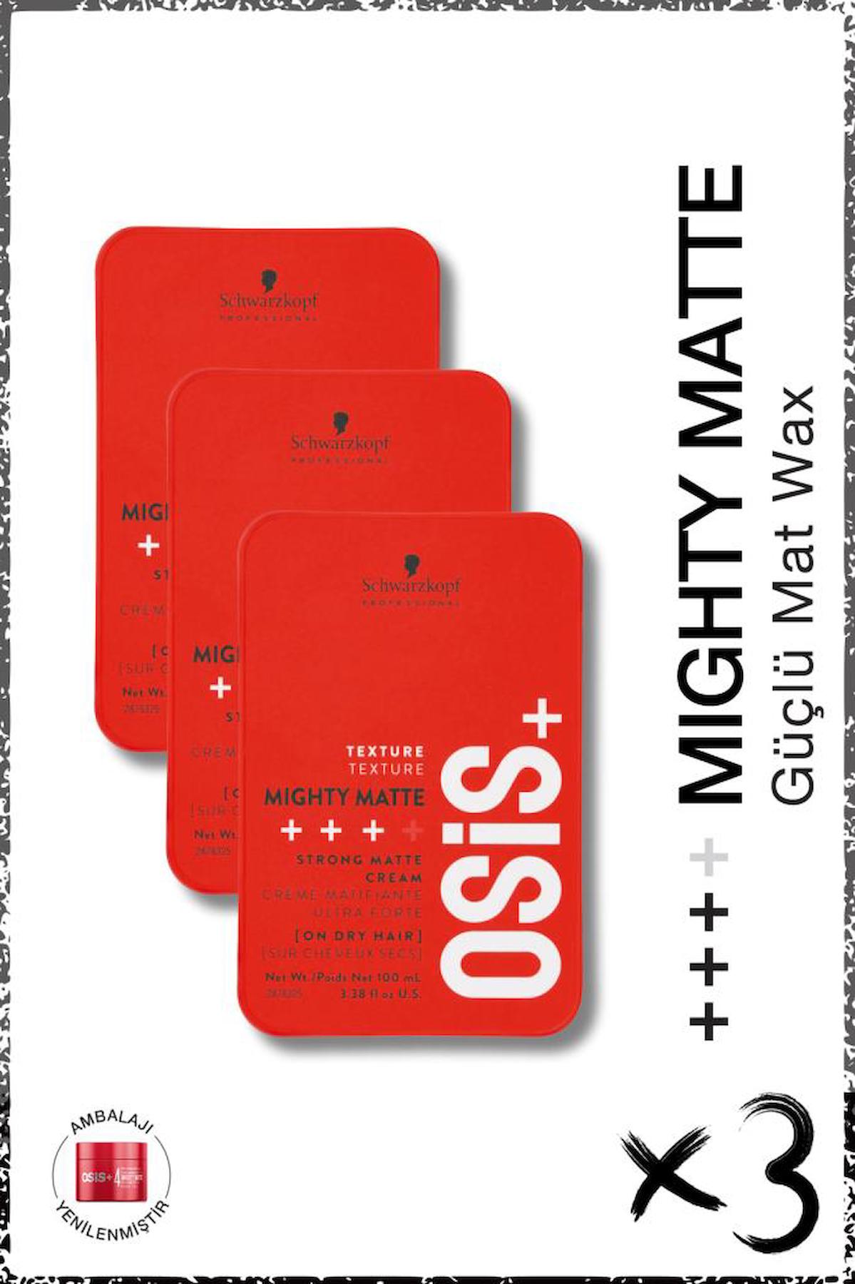 Schwarzkopf Osis Mess Up Mat Krem Orta Keratinli 3x100 ml Wax