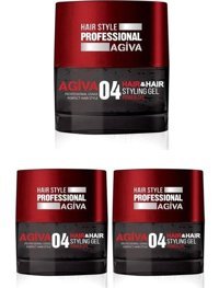 Agiva 04 Black Parlak Jel Orta Alkolsüz 3x200 ml Jöle