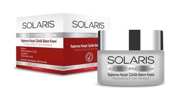 Solaris AGE RESTORING CREAM Tüm Ciltler Anti-Aging, Kırışıklık Giderici Yüz Krem 50 ml